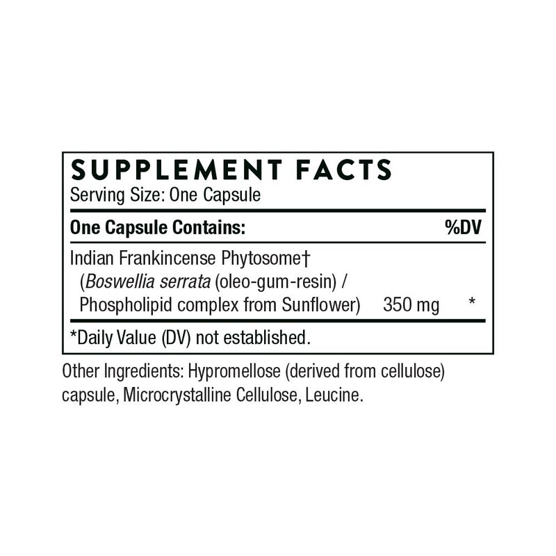 Boswellia Phytosome 60 vegcaps Thorne