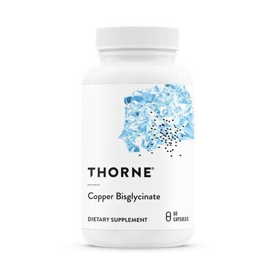 Copper Bisglycinate 60 vegcaps Thorne