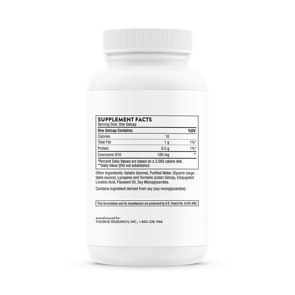 CoQ10 100 mg 60 gelcaps Thorne