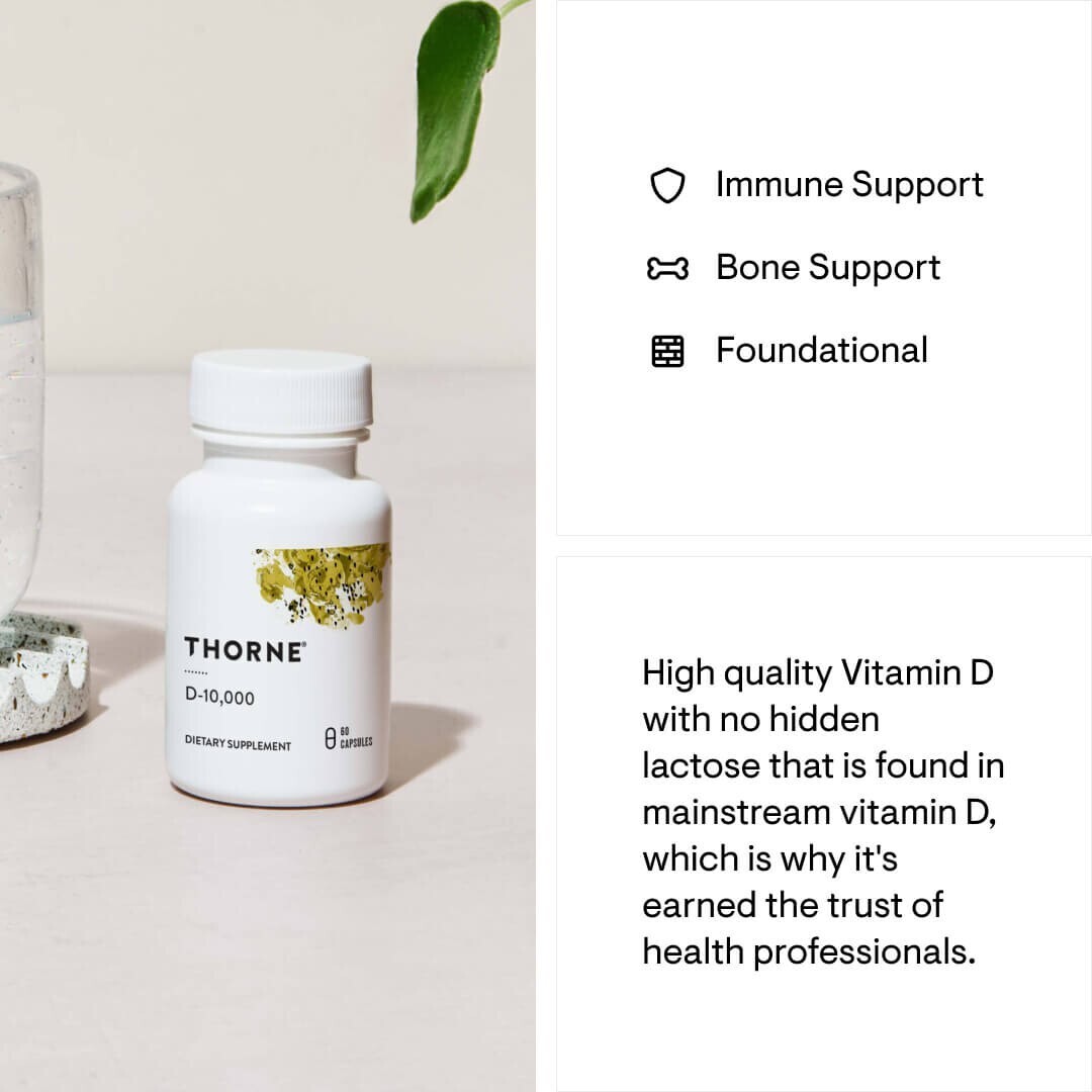Vitamin D-10,000 60 capsules  Thorne