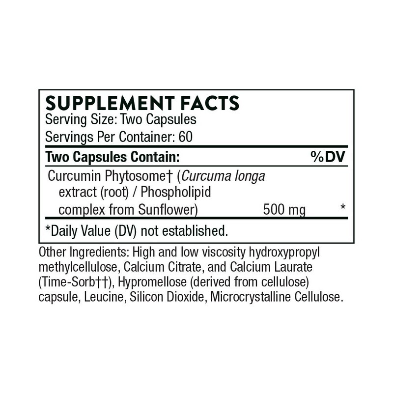 Curcumin Phytosome-Sust. Meriva 120 capsules   Thorne