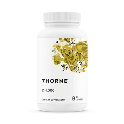 Vitamin D-1,000 90 capsules Thorne