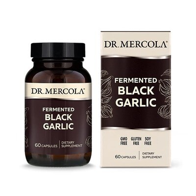 Fermented Black Garlic 60 capsules Dr. Mercola