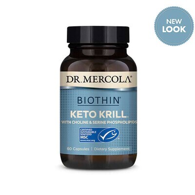 Keto Krill 30 Day 60 capsules Dr. Mercola