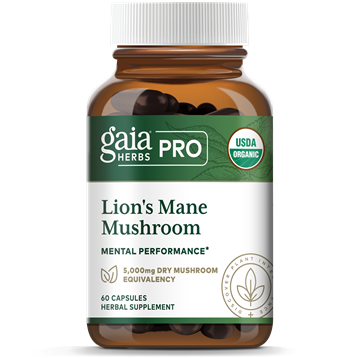Lion&#39;s Mane Mushroom 60 capsules Gaia PRO