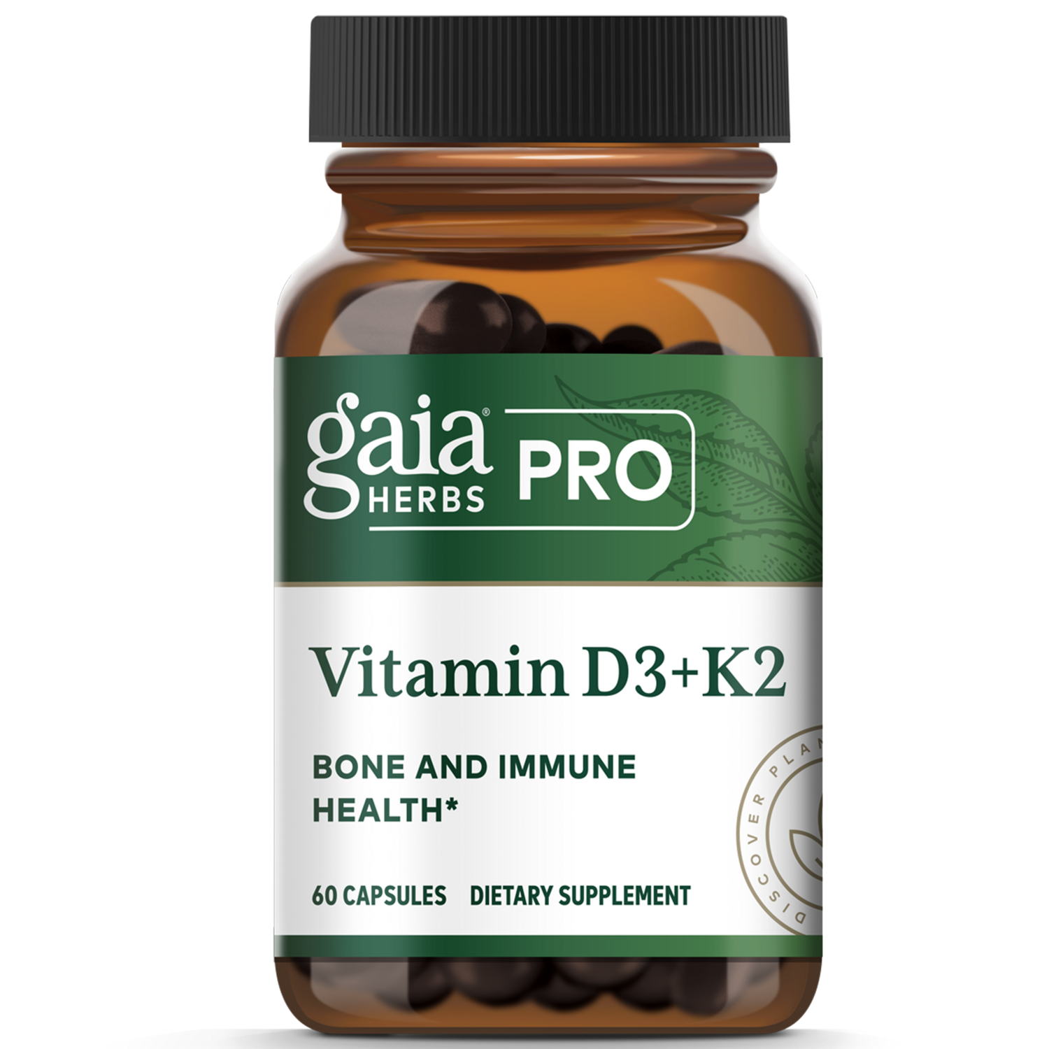 Vitamin D3 + K2 60 caps Gaia PRO