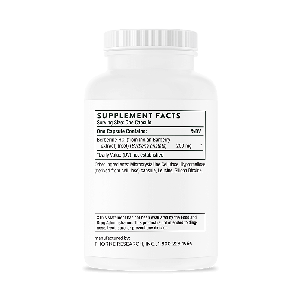 Berberine 200 mg 60 capsules Thorne
