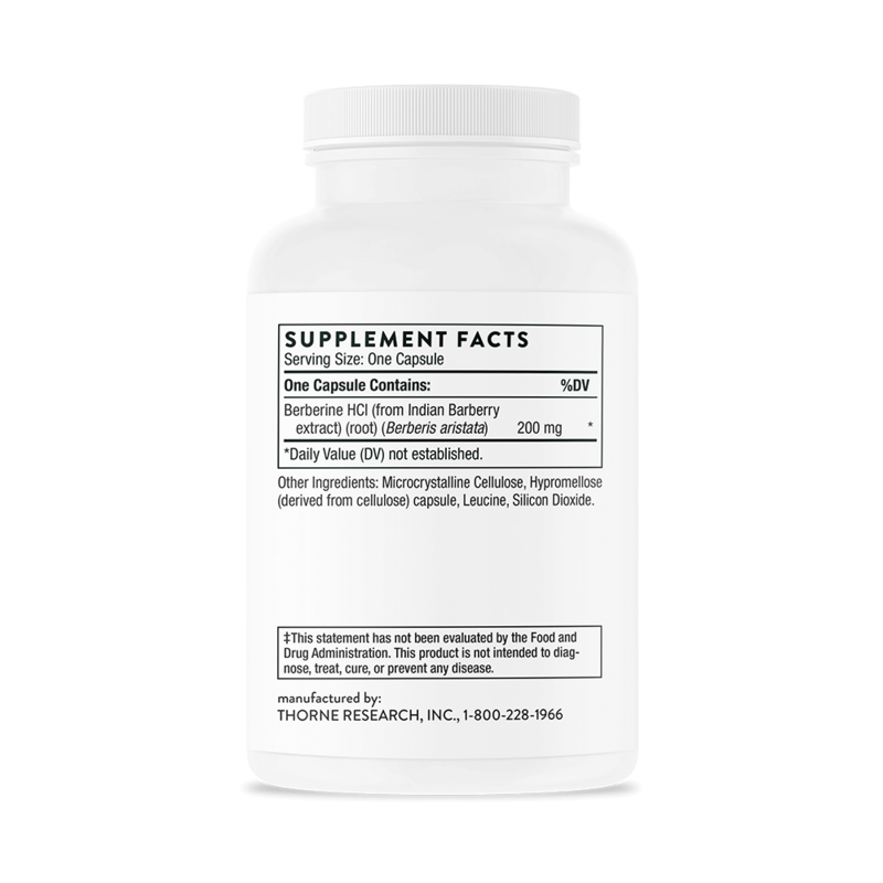 Berberine 200 mg 60 capsules Thorne
