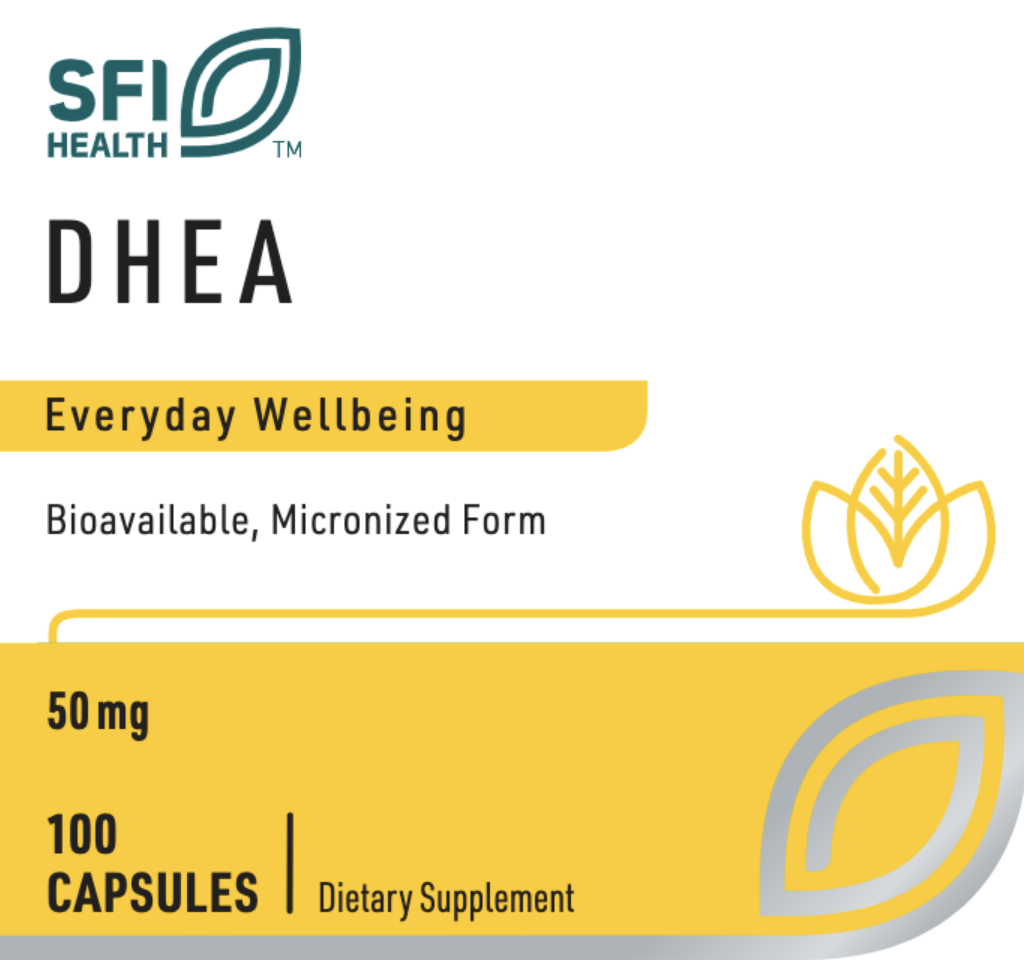 DHEA 50 MG 100 CAPSULES SFI HEALTH