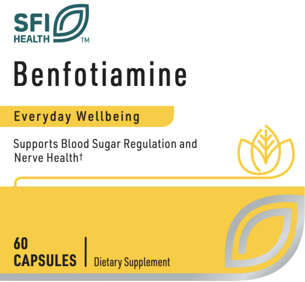 BENFOTIAMINE 150 mg 60 capsules SFI HEALTH