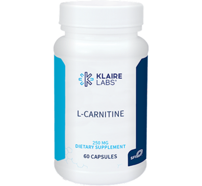 L-Carnitine 250 mg 60 caps Klaire Labs