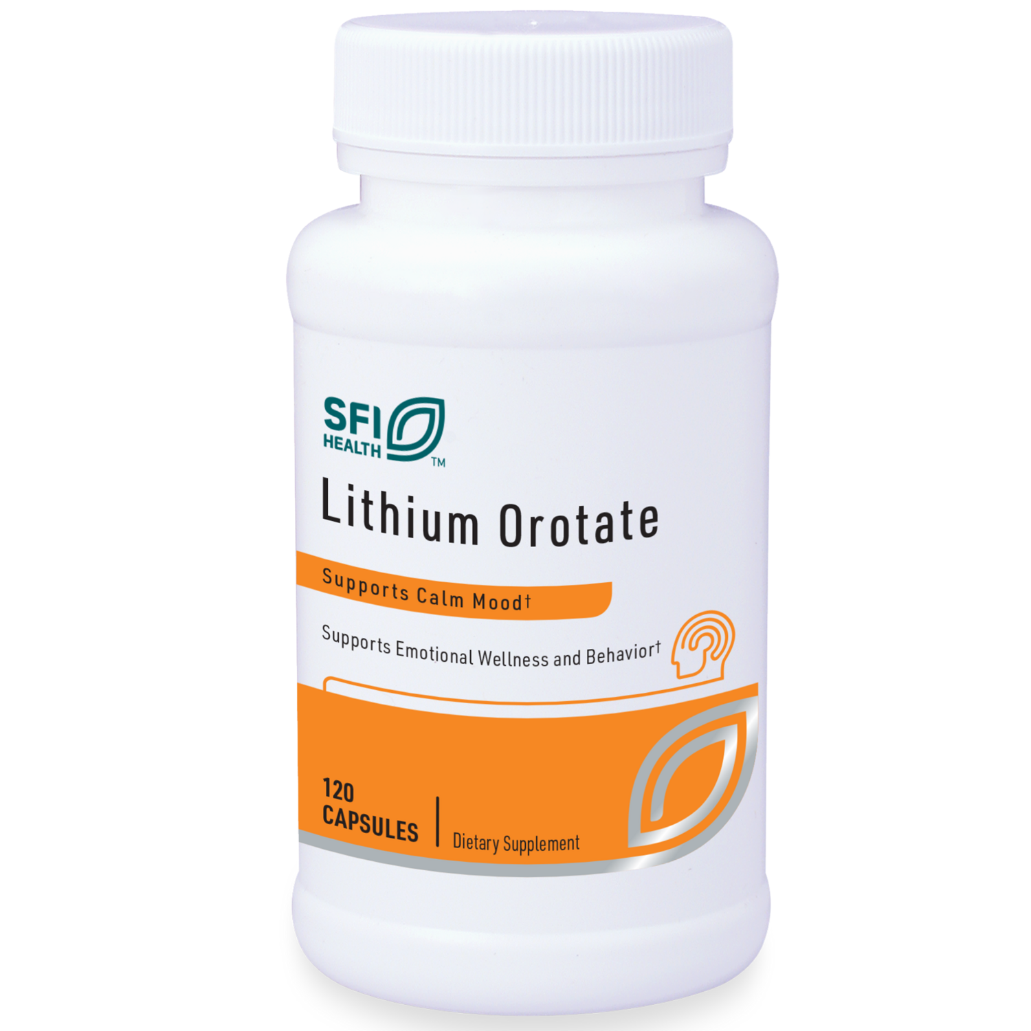 Lithium Orotate 4.8 mg 120 vcaps  Klaire Labs