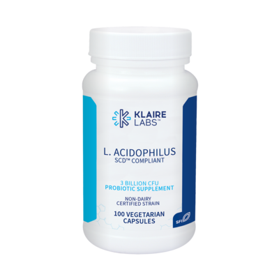 L-Acidophilus SCD Compliant 100 vegcap Klaire Labs
