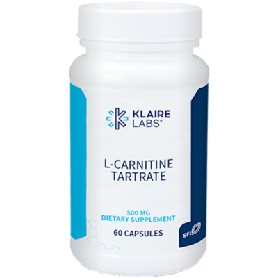L-Carnitine Tartrate 60 caps Klaire Labs