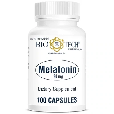Melatonin 20 mg 100 caps Bio-Tech