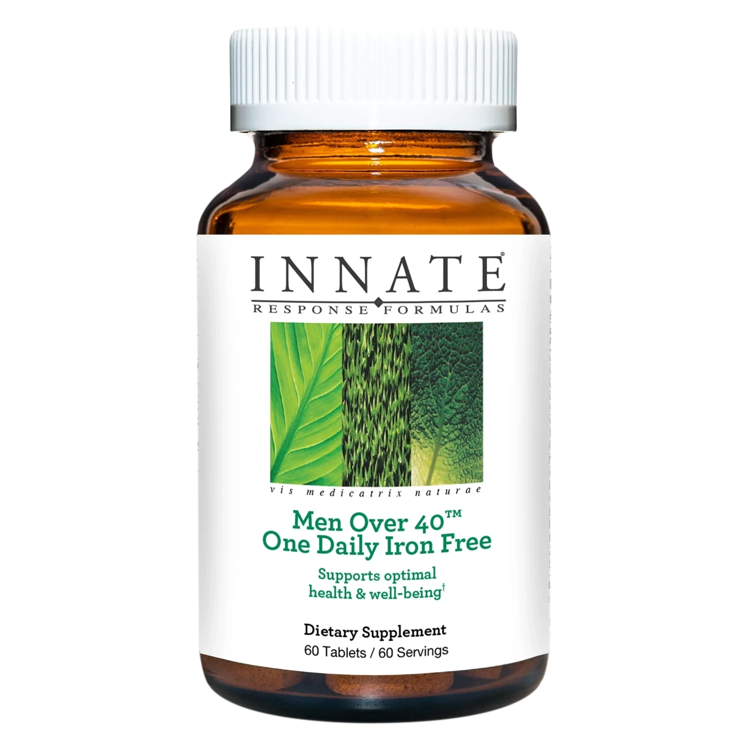 Men Over 40 One Daily Iron Free 60 tabs Innate Response