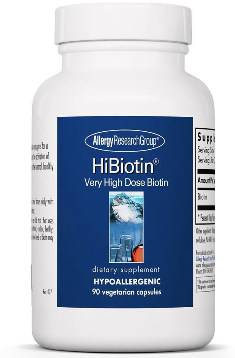 HiBiotin 90 vegcaps Allergy Research Group