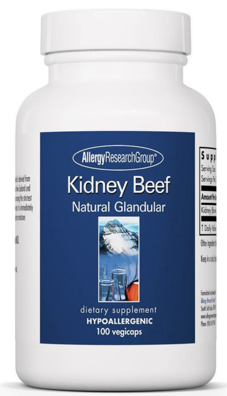 Kidney Beef 100  capsules Allergy Research Group