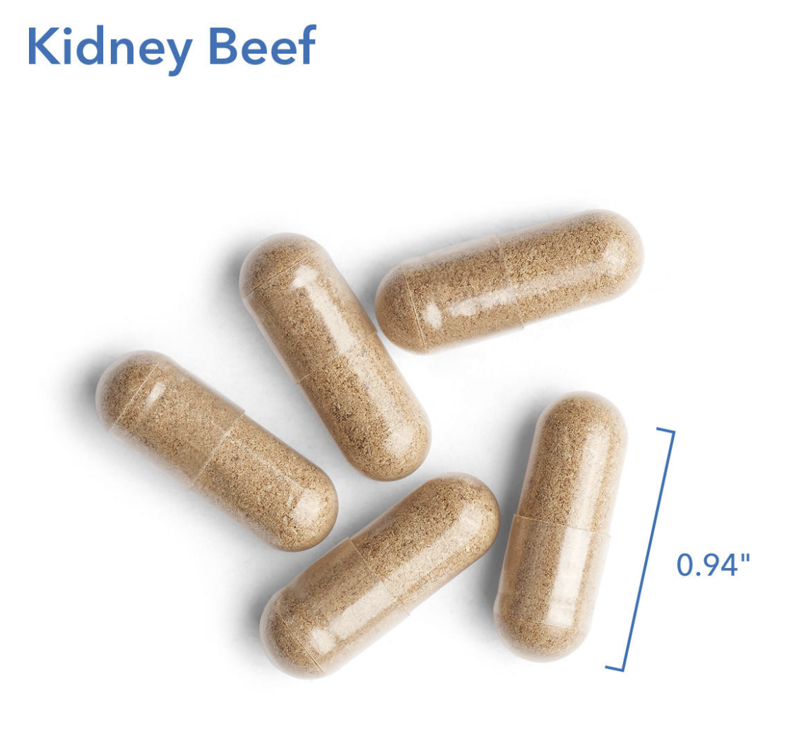 Kidney Beef 100  capsules Allergy Research Group