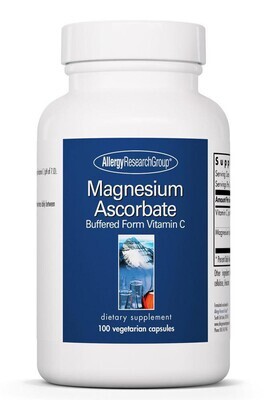 Magnesium Ascorbate 100 vecaps Allergy Research Group