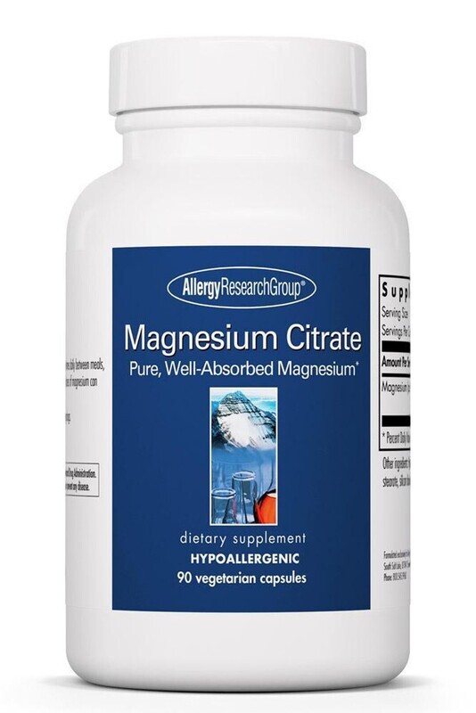 Magnesium Citrate 90 vecaps  Allergy Research Group