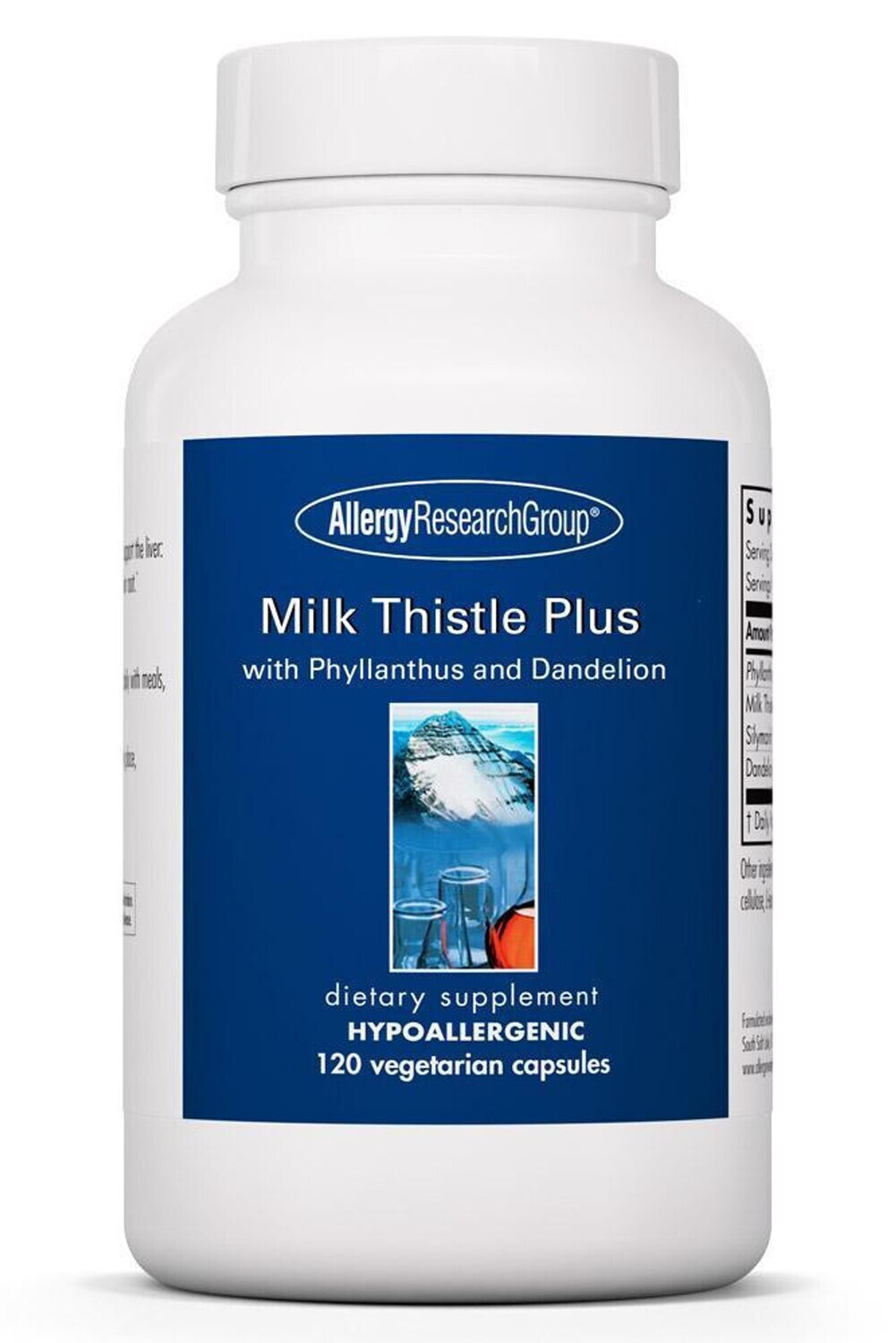 Milk Thistle Plus 120 caps  Allergy Research Group