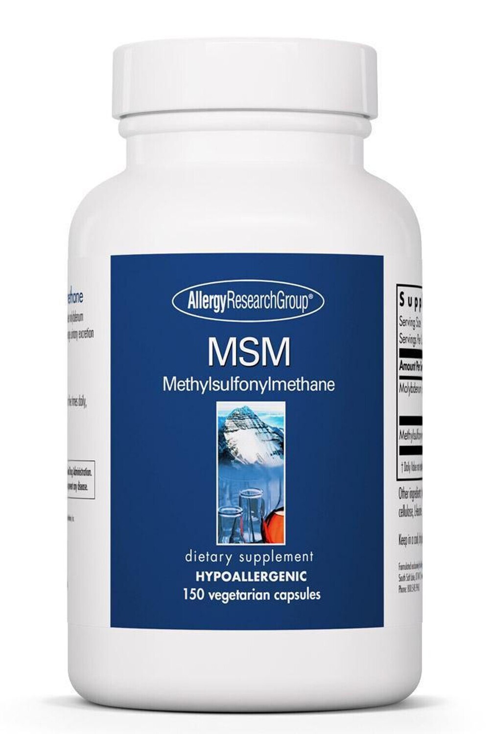 MSM 1500 mg 150 vegcaps  Allergy Research Group