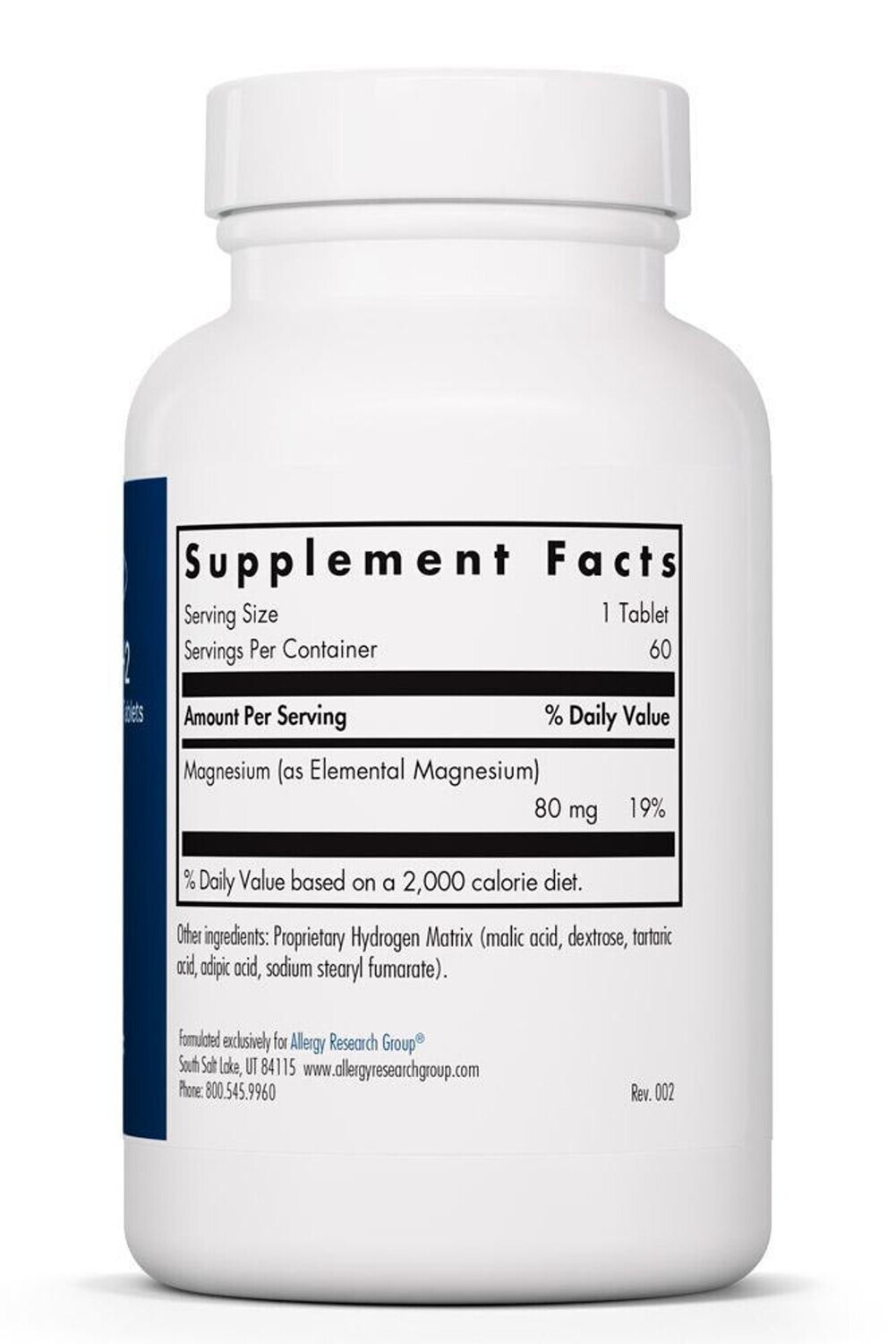 Molecular H2 60 tablets  Allergy Research Group