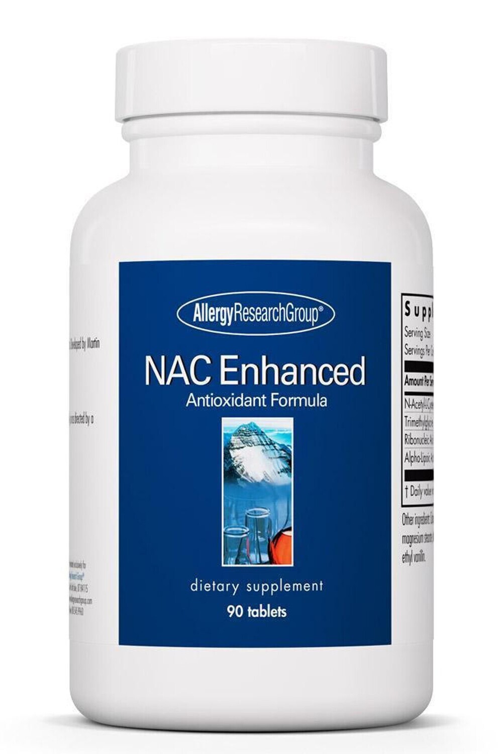 NAC Enhanced 200 mg 90 tabs Allergy Research Group