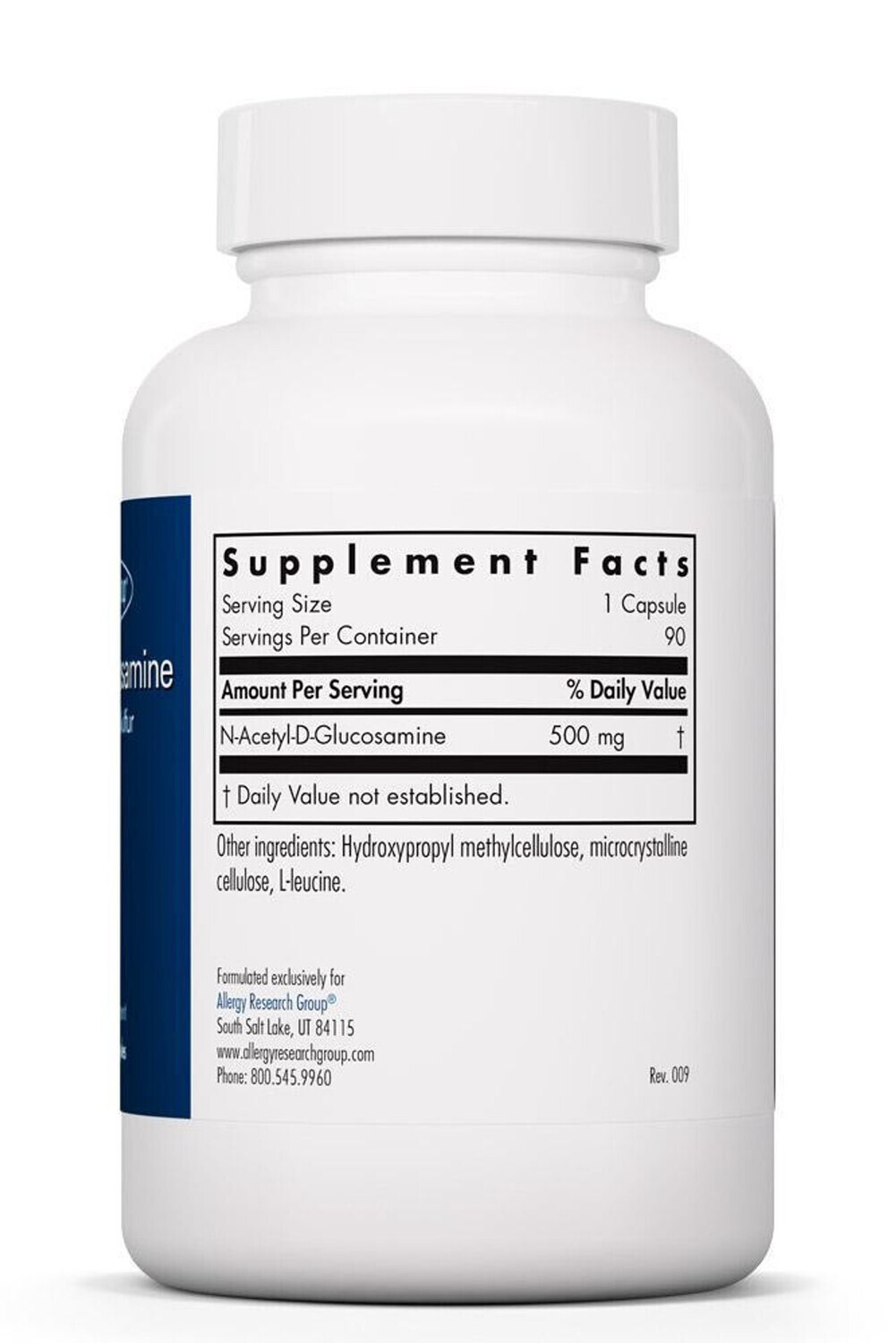 N-Acetyl Glucosamine 500 mg 90 caps  Allergy Research Group