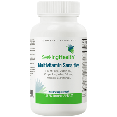 Multivitamin Sensitive 120 vegcaps Seeking Health