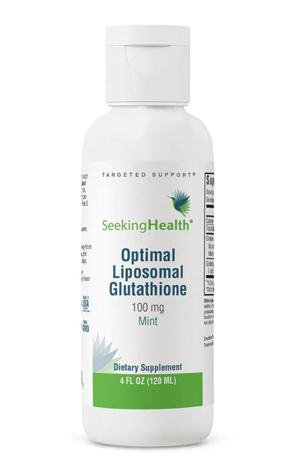 Optional Liposomal Glutathione Mint 120 ml Seeking Health