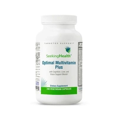 Optimal Multivitamin Plus 240 vegcaps Seeking Health