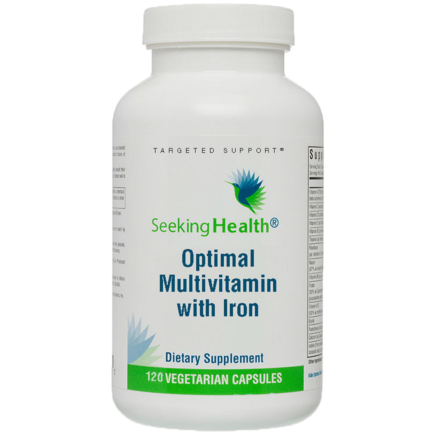 Optimal Multivit with Iron 120 vegcaps Seeking Health