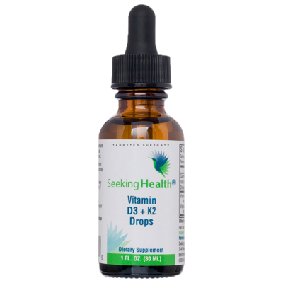 Optimal Vitamin D3 + K2 Drops 30 ml Seeking Health