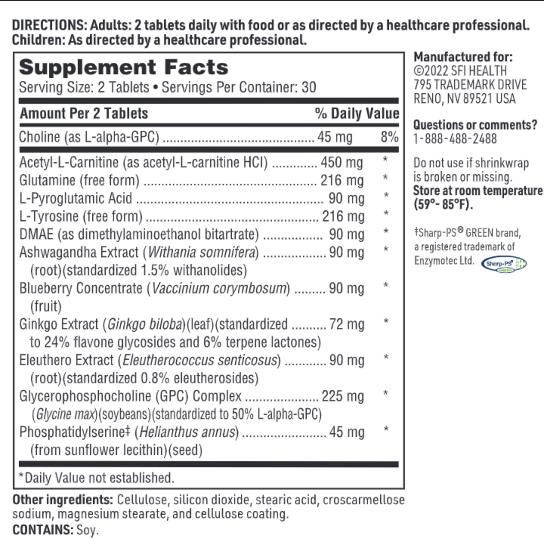 NEUROTHERA 60 TABLETS SFI HEALTH