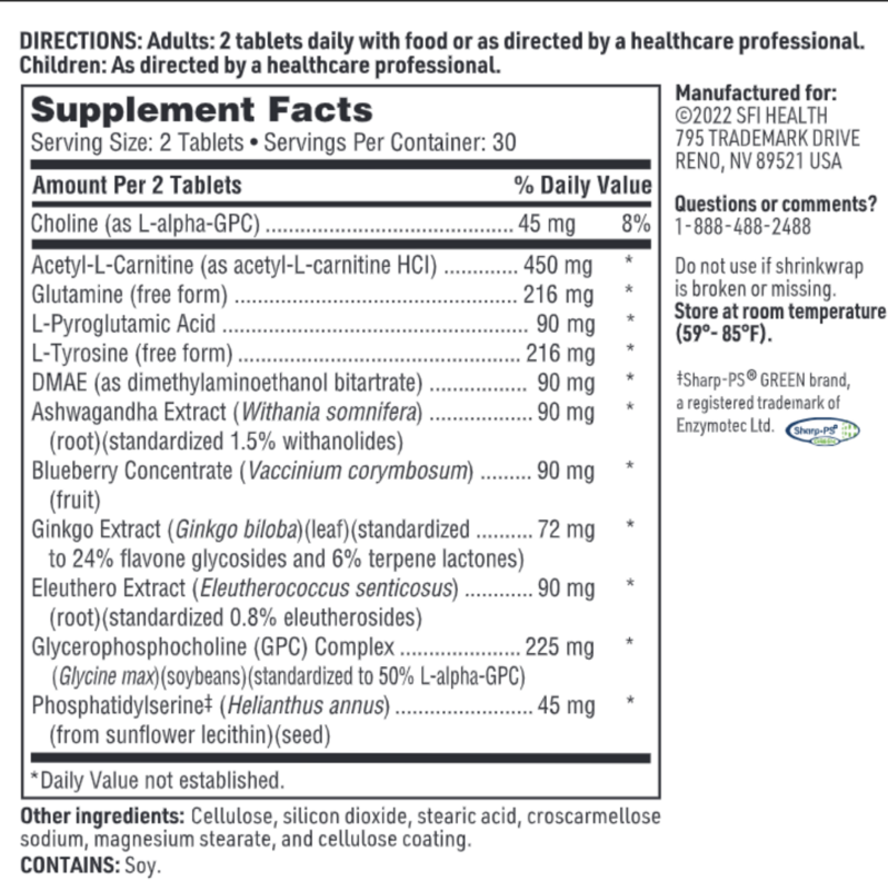 NEUROTHERA 60 TABLETS SFI HEALTH