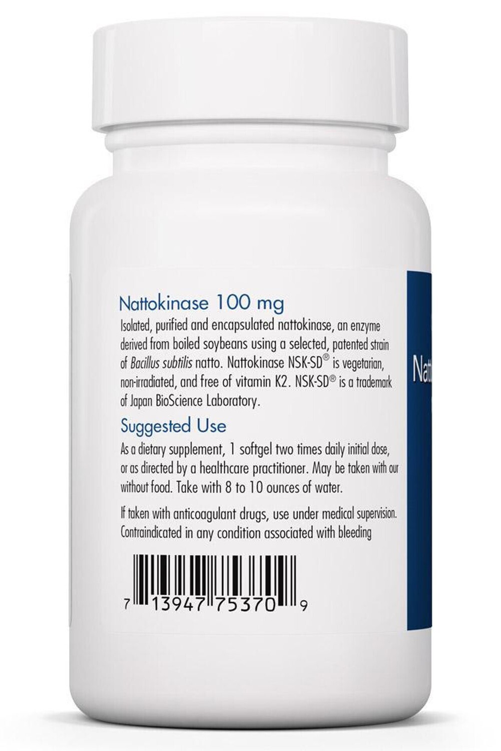 Nattokinase 100 mg NSK-SD® 60 gels   Allergy Research Group