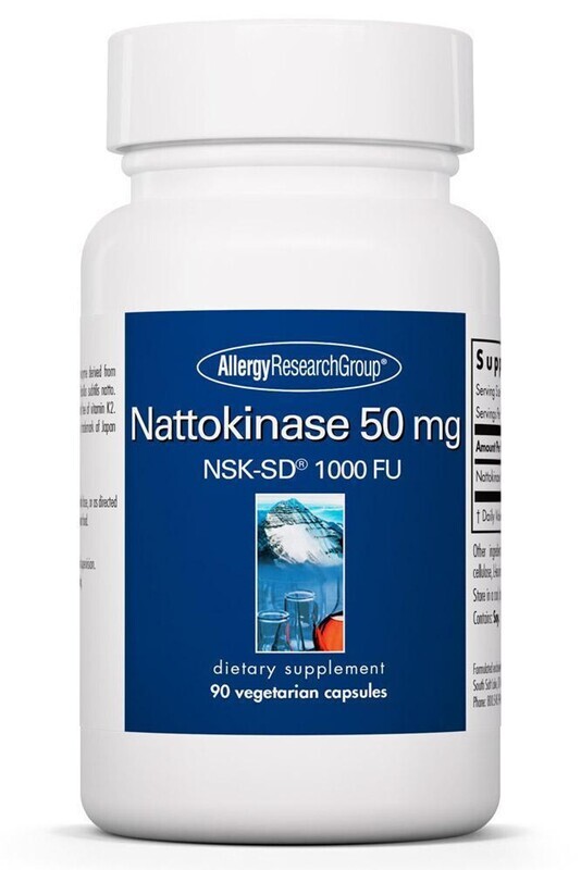 Nattokinase NSK-SD 50 mg  90 vegcaps  Allergy Research Group