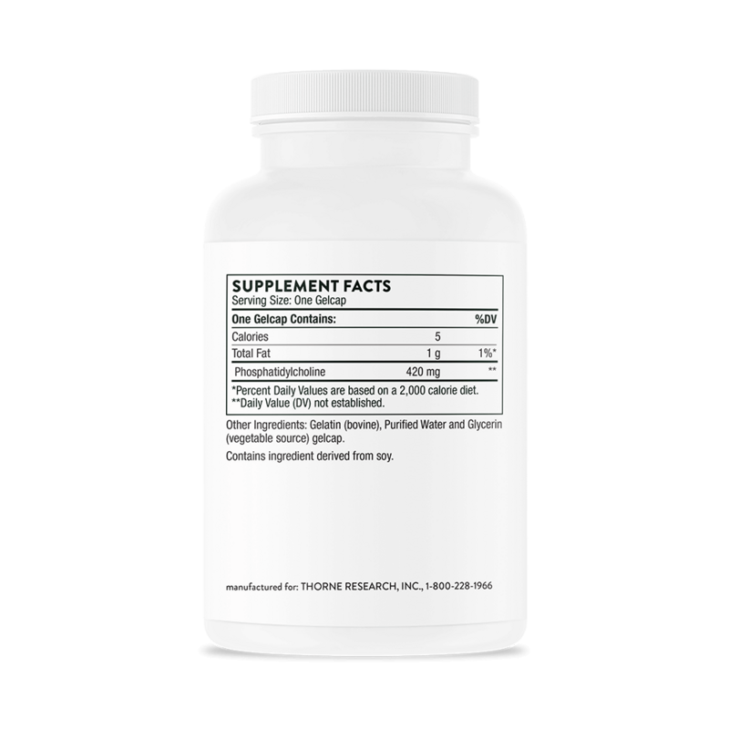 Phosphatidyl Choline 60 gelcaps  Thorne