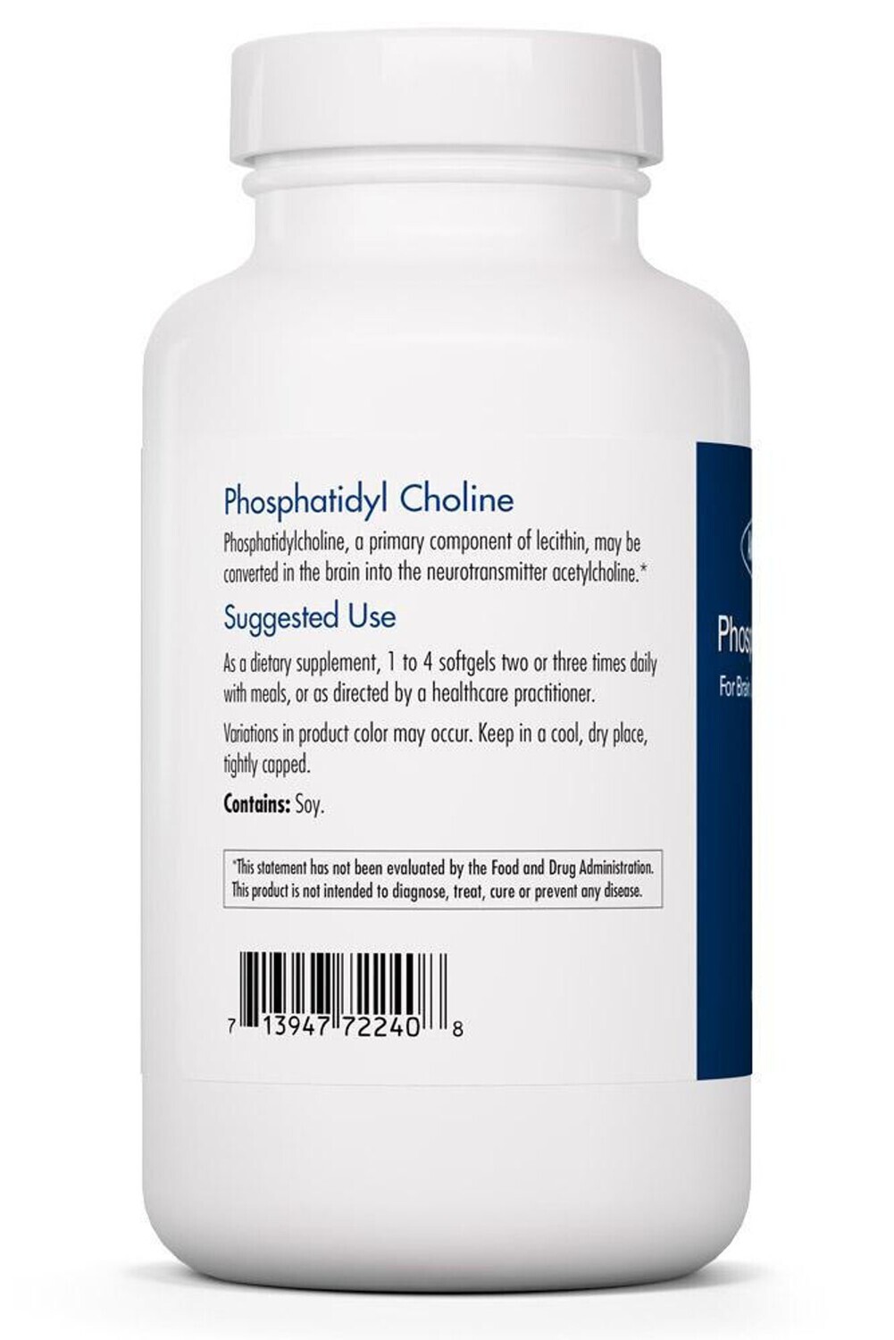 Phosphatidyl Choline 100 gels  Allergy Research Group