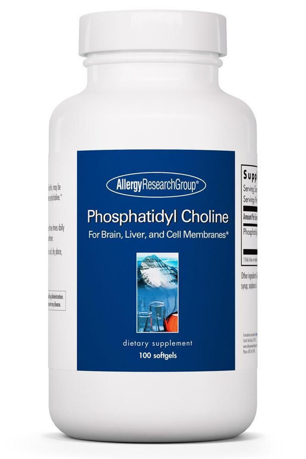 Phosphatidyl Choline 100 gels  Allergy Research Group