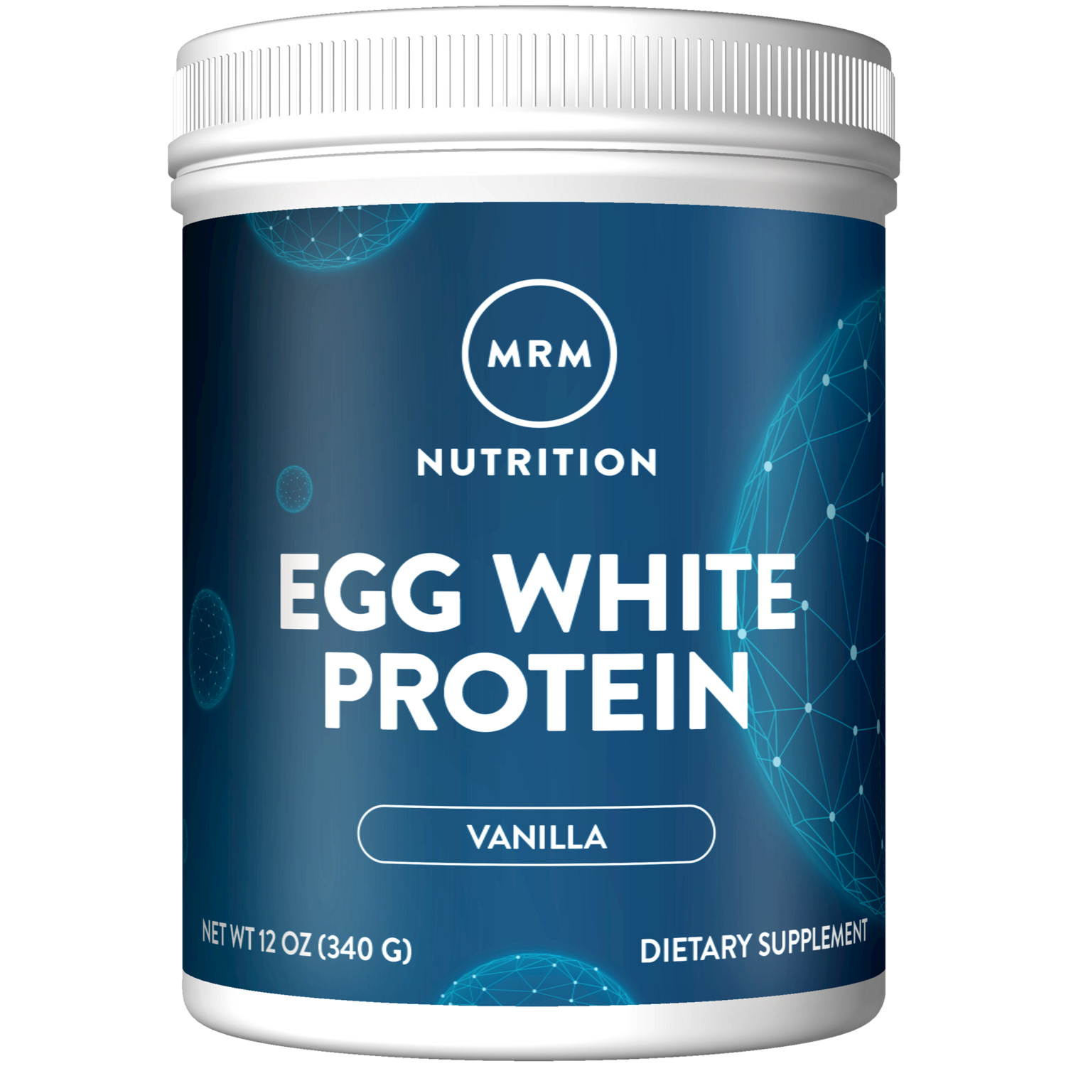 Egg White Protein Vanilla 12 oz 340 gr Metabolic Response Modifier