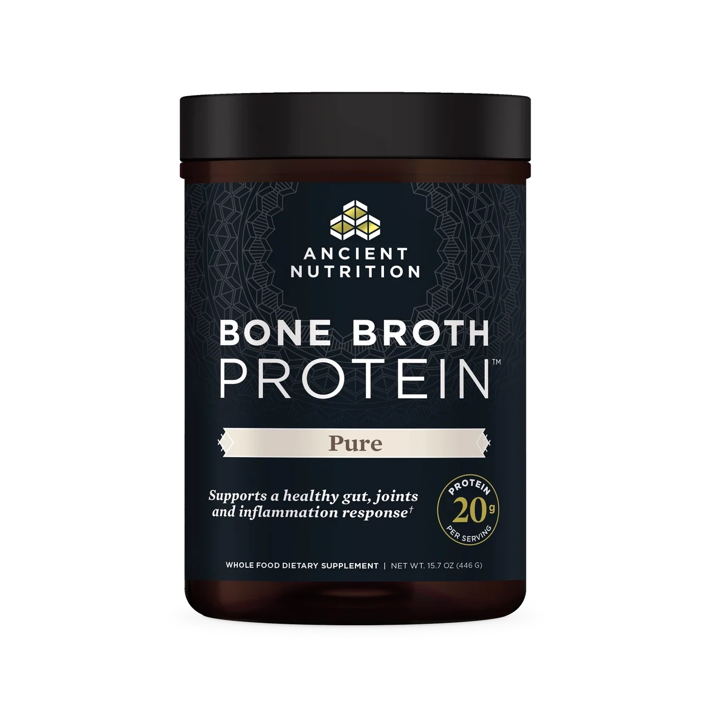 Bone Broth Protein Pure 446 gr Ancient Nutrition