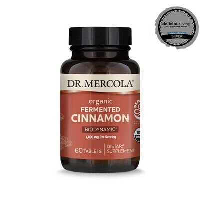 Biodynamic Fermented Cinnamon 60 tabs Dr. Mercola