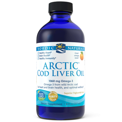 Arctic Code Liver Oil Orange 8 oz Nordic Naturals