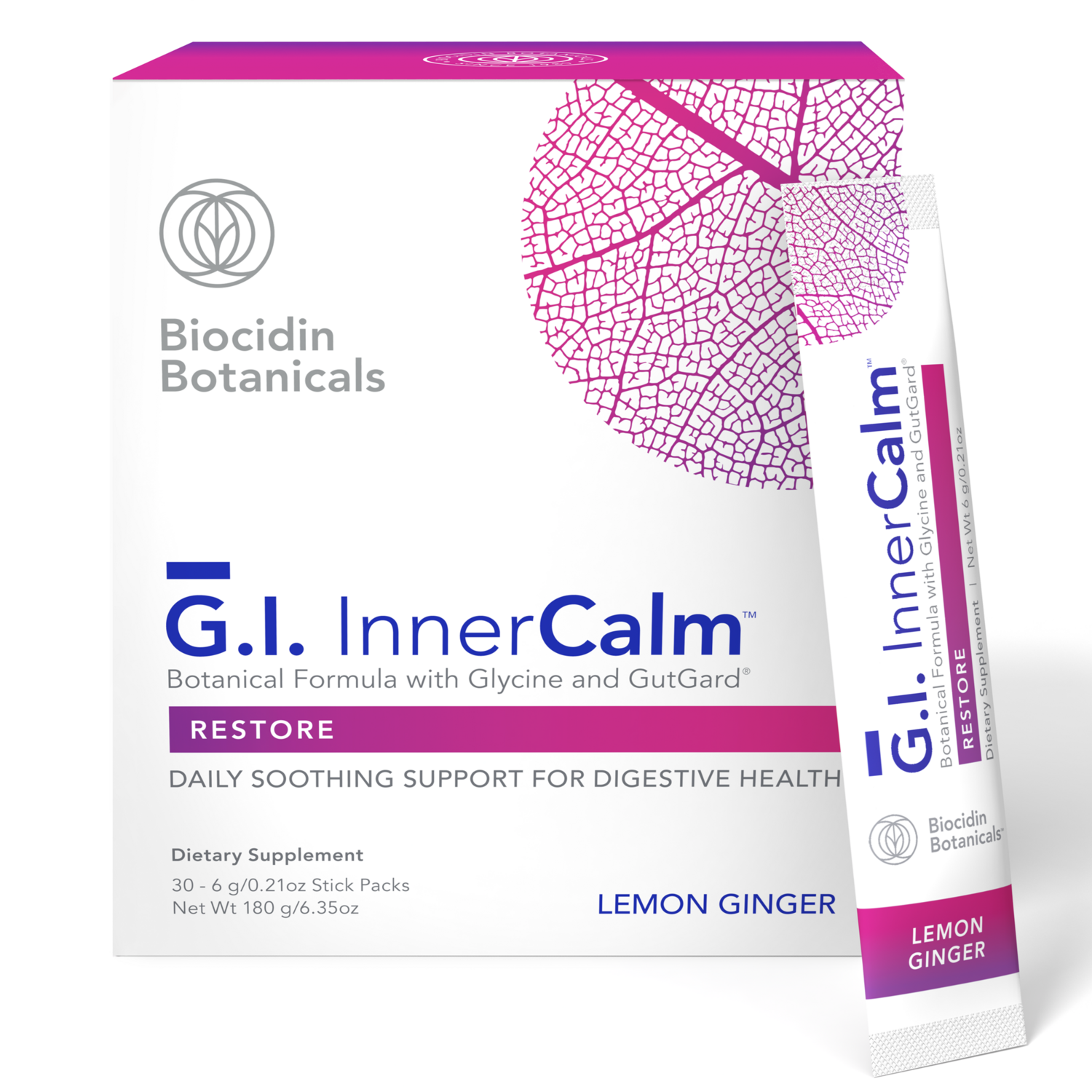 G.I. InnerCalm 30 stick packs Biocidin Botanicals