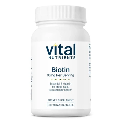 Biotin 10 mg 120 capsules Vital Nutrients