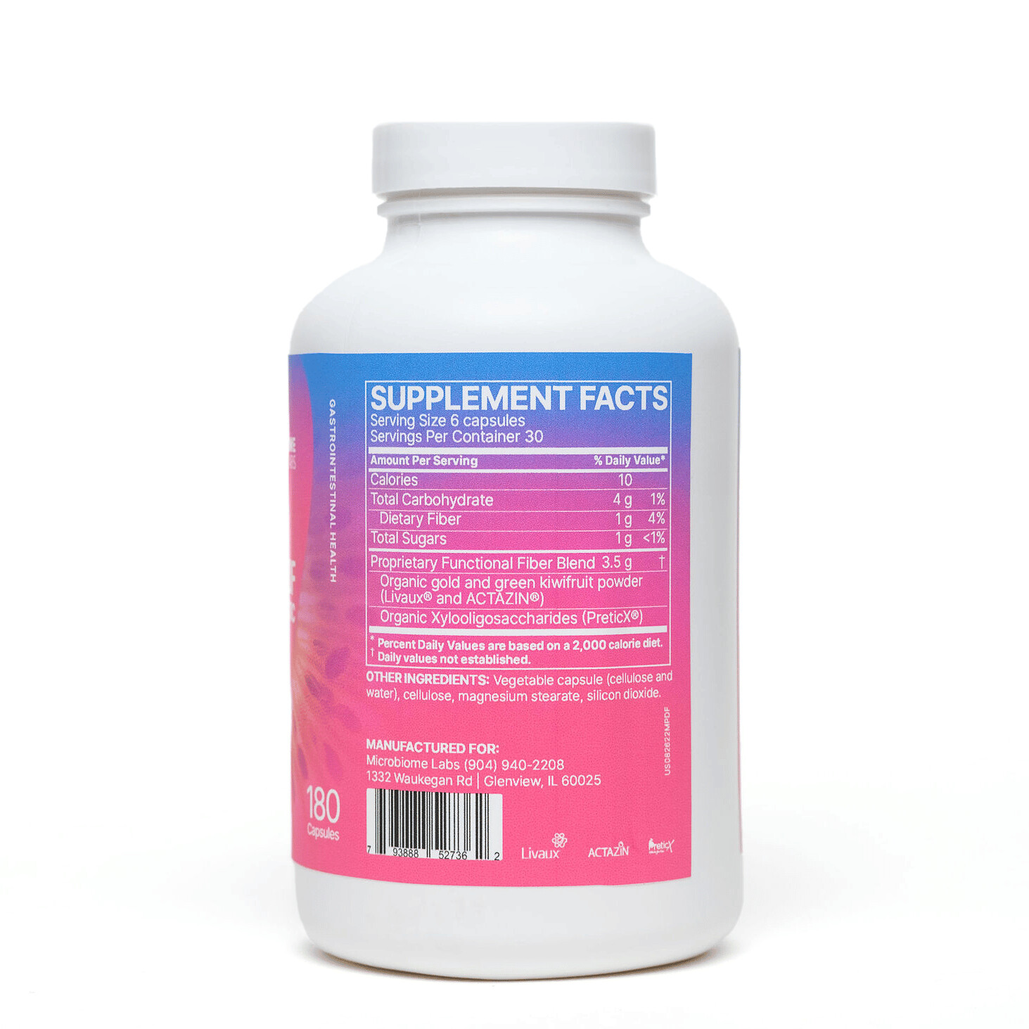 Megapre Dairy Free 180 caps  Microbiome Labs