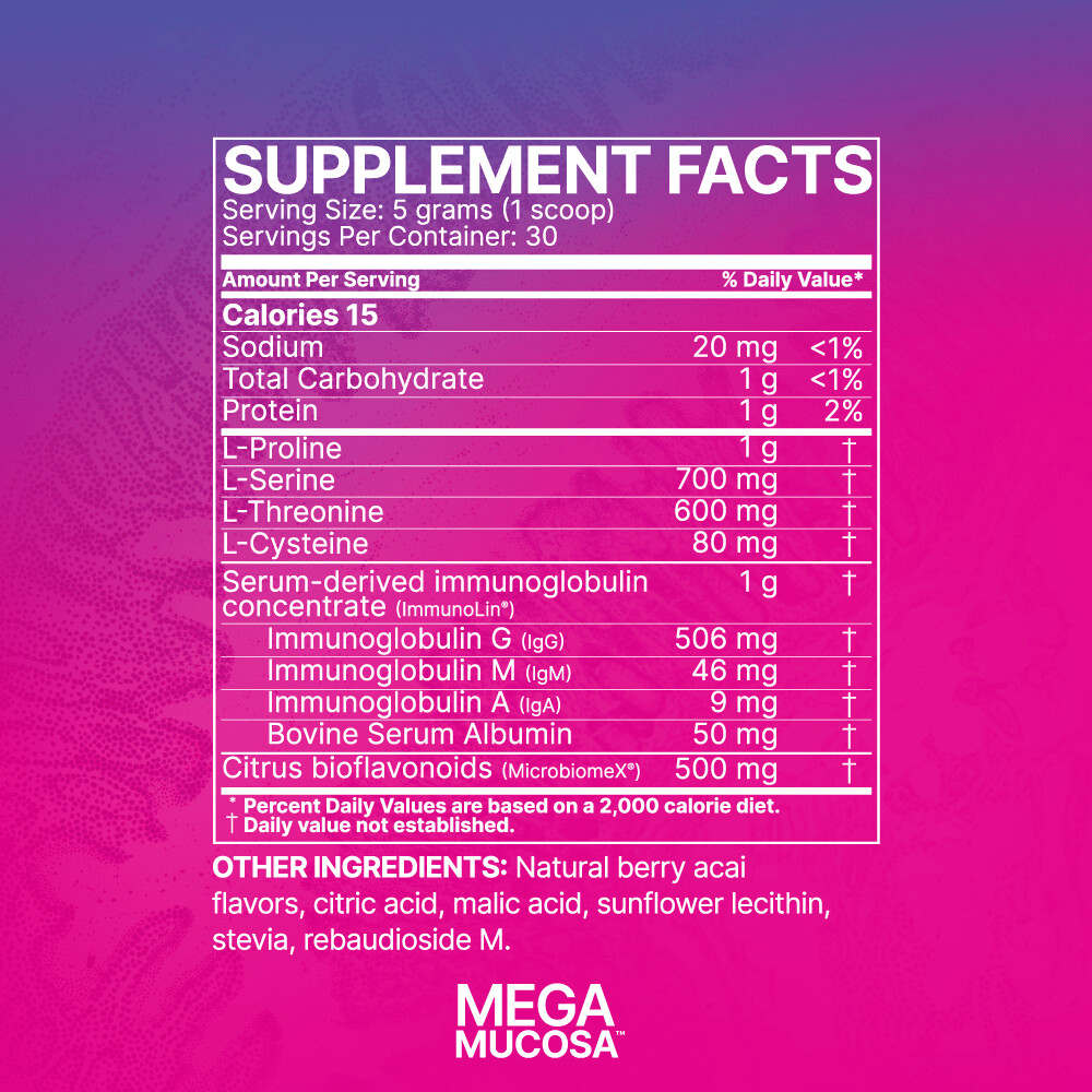 MegaMucosa 144 g Microbiome Labs